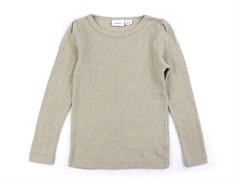 Name It pure cashmere melange glitter top